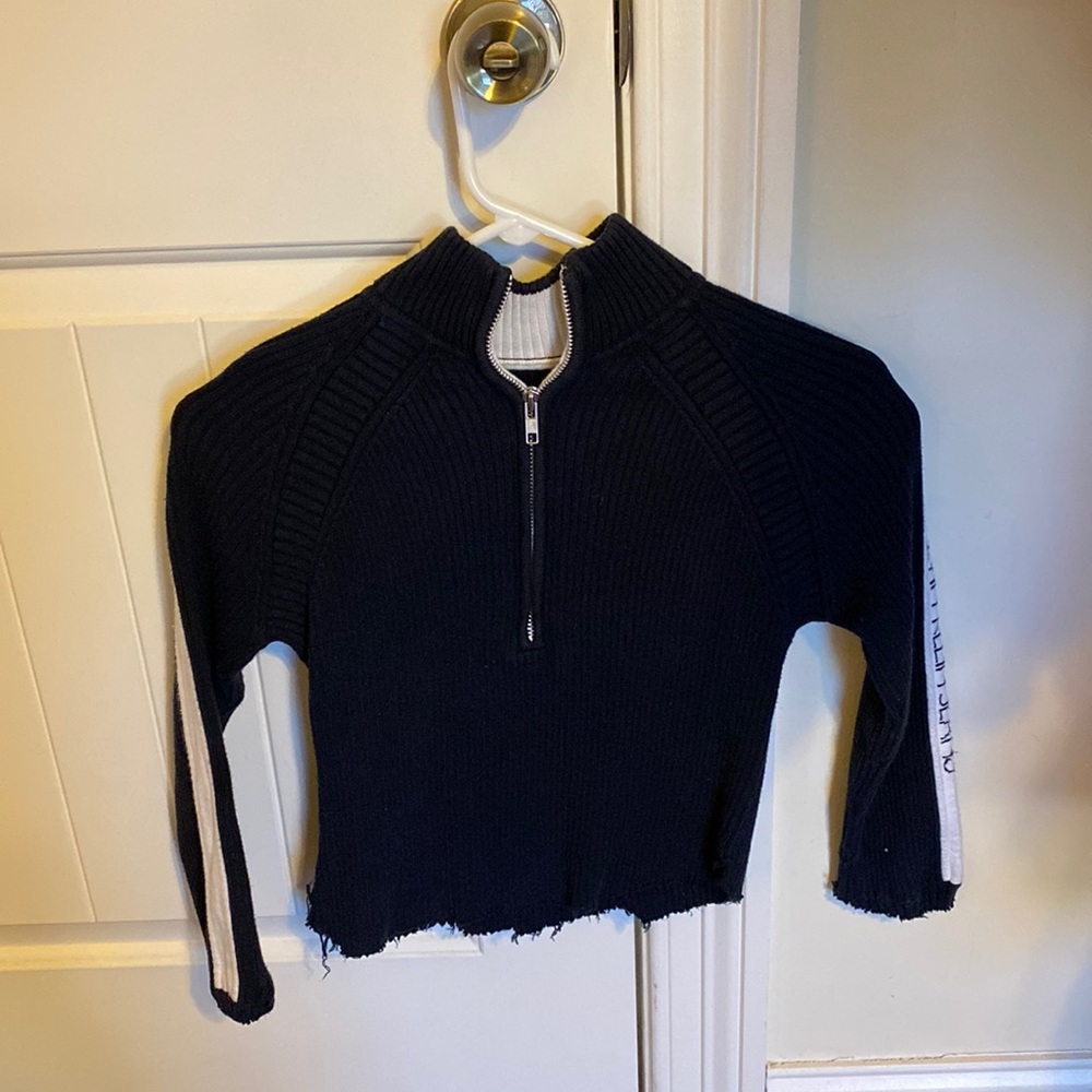 cropped Calvin Klein sweater top